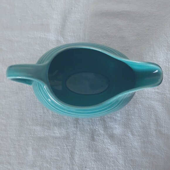 Fiesta Turquoise Gravy Boat Ceramic - Picture 5 of 7